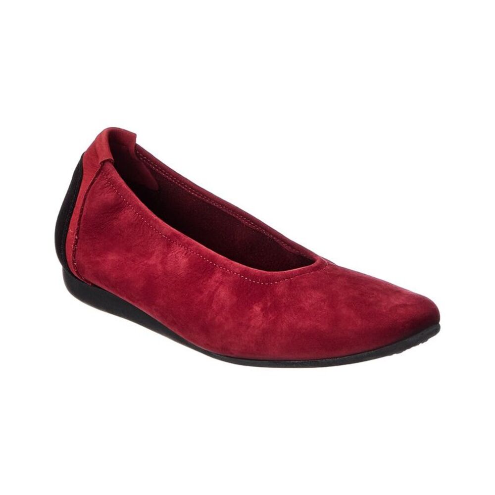 Arche Lamara Leather Flat, Red